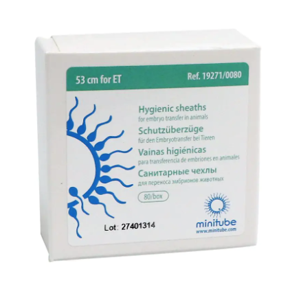 Hygienic sheaths for embryo transfer