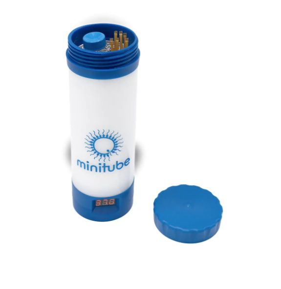 Portable incubator with adjustable temperature